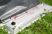 Zeltbefestigung SNEAKIE - 100 cm - grau